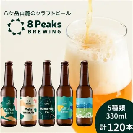 【パーティー・イベントに!】八ケ岳山麓のクラフトビール　おまかせ120本【複数個口で配送】【配送不可地域：離島】【4073919】