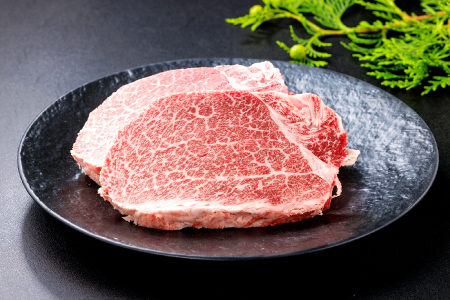 【A5】鳥取和牛ヒレステーキ 2枚【300g A5等級 ヒレ ステーキ 赤身肉 最高級部位 鳥取 和牛 ご自宅用 ギフト 熨斗 プレゼント お取り寄せ グルメ 冷凍】