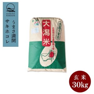 【毎月定期便】秋田県産　サキホコレ　1等　玄米30kg全6回【配送不可地域：離島・沖縄県】【4073016】