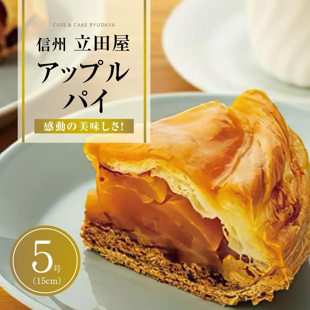 お菓子 焼菓子 アップルパイ 5号 ( 約15cm ) 1台 信州 立田屋 | りんご アップルパイ ケーキ 長野