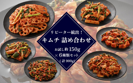 リピーター続出！キムチ 詰め合わせ お試し約150g×6種類 セット [A-177001] / キムチ