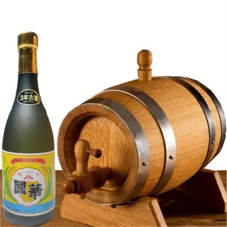 枚方熟成泡盛 國華3年古酒 43度 720ml × 1本+本格熟成ミニ樽2Lサイズオリジナル セット【1665873】
