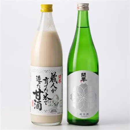 【日本酒と麹甘酒の2本セット】純米酒・甘酒セット【1666664】