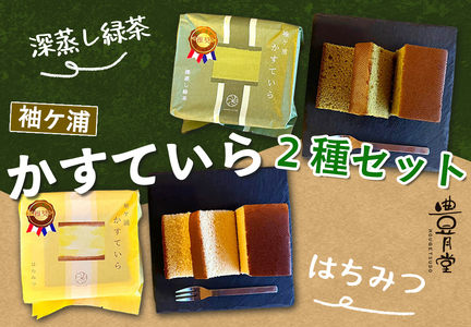 奈良輪豊月堂 袖ケ浦かすていら (2種) カステラ はちみつ ブランド卵 [0217]