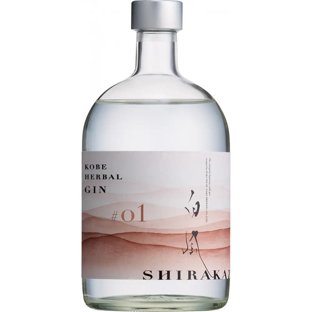 白鶴 KOBE HERBAL GIN 白風 (しらかぜ）#01 700ml瓶 （化粧箱付き）