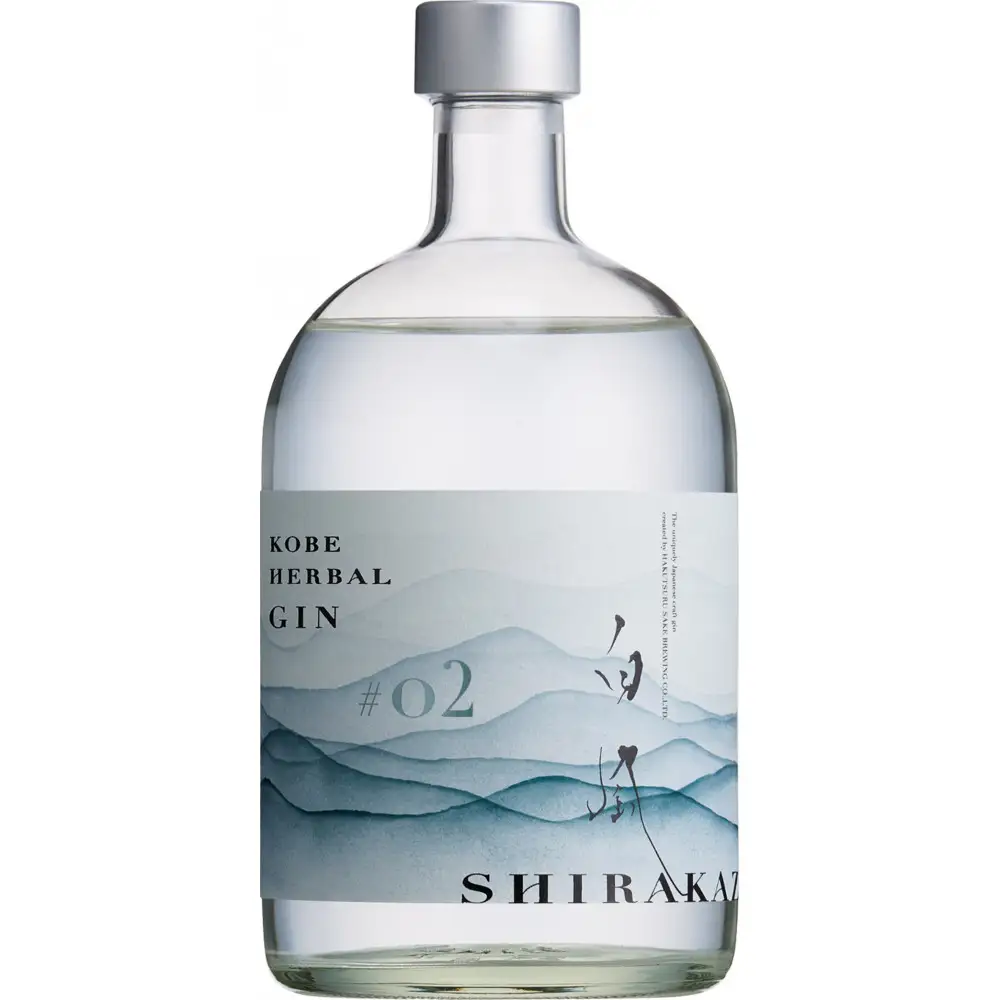 白鶴 KOBE HERBAL GIN 白風 (しらかぜ）#02 700ml瓶 （化粧箱付き）