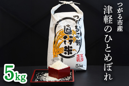 令和7年産 つがる市産「津軽のひとめぼれ」5kg [0896]