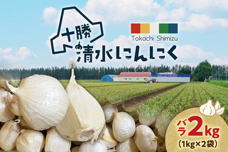 北海道産にんにく バラ2kg _S021-0023