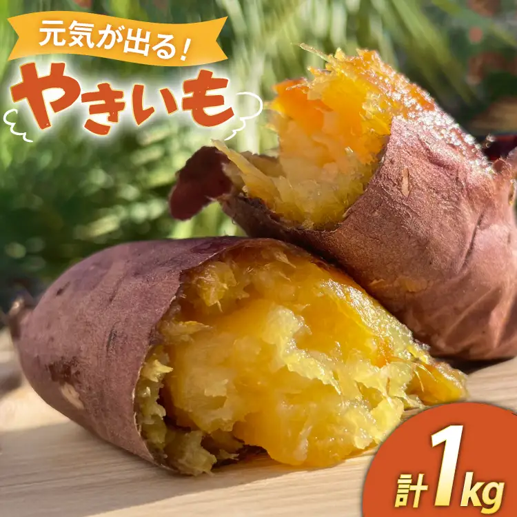 【期間限定発送】 焼き芋 「元気が出るやきいも（フローズン）」紅はるか 1kg 冷凍 [うみとやきいもラッキーズ 静岡県 吉田町 22424683]