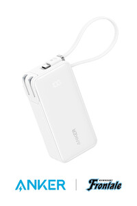 アンカー Anker Power Bank (10000mAh, Fusion, Built-In USB-C ケーブル) 川崎フロンターレモデル