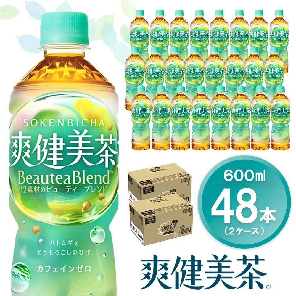 爽健美茶 600mlPET (2ケース) 計48本 K090128