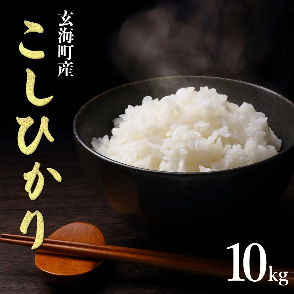 佐賀県玄海町産こしひかり 10kg ／ 精米 ご飯 コシヒカリ【B210】