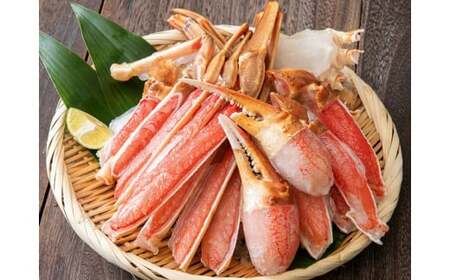 生ずわい蟹 1kg（ハーフポーション「カット済み」）「かに鍋・かにしゃぶ・海鮮BBQにオススメ」｜ かに カニ ずわい蟹 ズワイガニ 1kg ポーション むき身 しゃぶしゃぶ 鍋 カニ鍋 海鮮 BBQ バーベキュー 簡単調理 冷凍 大阪府 阪南市