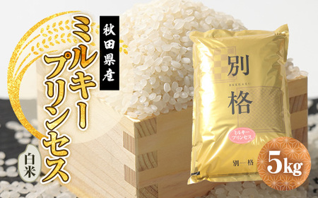 令和7年産 ミルキープリンセス 白米 5kg【配送不可地域：離島・沖縄県】【1666257】