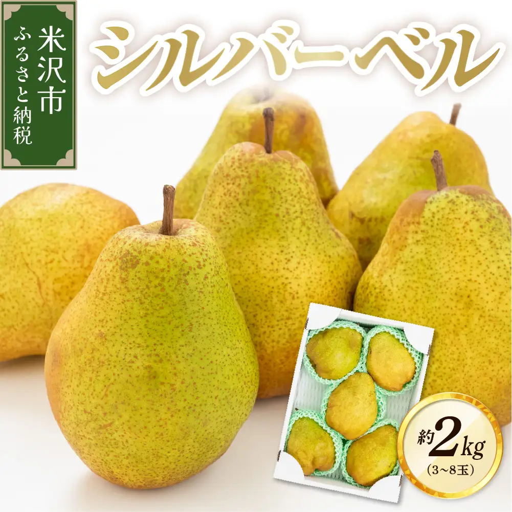 【先行予約】 令和8年産 シルバーベル 約2kg 山形 西洋梨