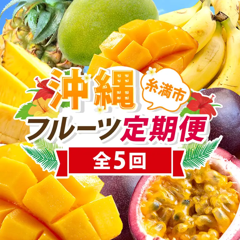 フルーツ 定期便 全 5回 名護パイン園 マンゴー バナナ パッション ドラゴンフルーツ パイナップル 178-13