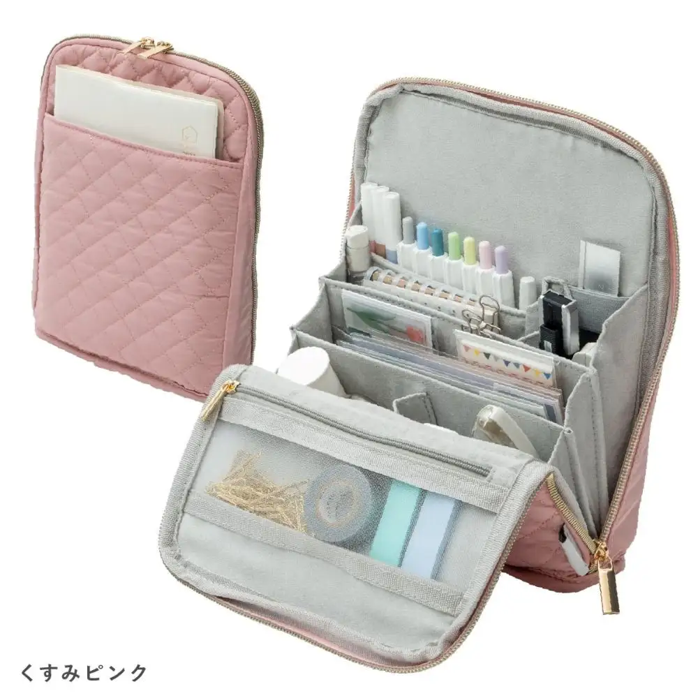 Y-Style 手帳が入るペンケース Mサイズ【くすみピンク】