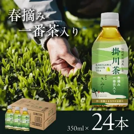 掛川茶 ペットボトル350ml×24本～伝統製法深蒸し茶～日本茶きみくら【39528】【配送不可地域：離島・沖縄県】【1637482】