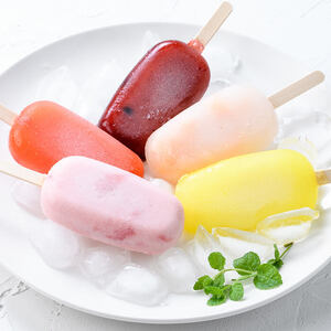 和菓子屋さんのアイスバー (合計5本・全5種) アイス レモン ピーチ ブルーベリー 苺 イチゴ スイーツ おやつ 詰め合わせ セット 【opbj010】【お菓子のウメダ】