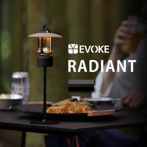 RADIANT ラディアント キャンプ用ランタン(ブラック)[EVOKE／イヴォーグ公式][0598]