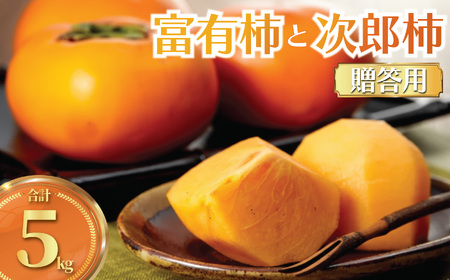 柿 贈答用 5kg 【富有柿 と 次郎柿】