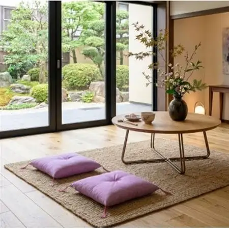 ローズパープル小座布団45cm×45cm　2枚セット【1633312】