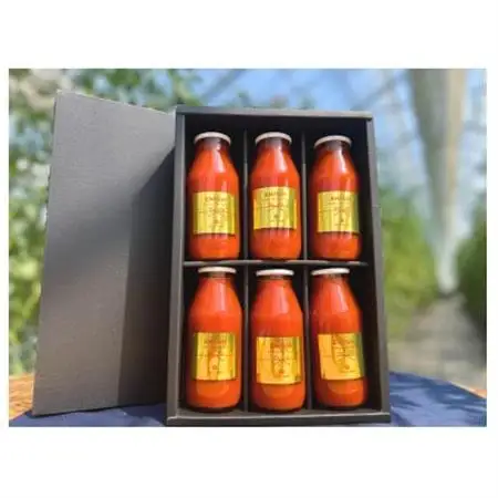 本物の甘さと健康をお届けする贅沢無添加トマトジュース180ml×6本【1652109】