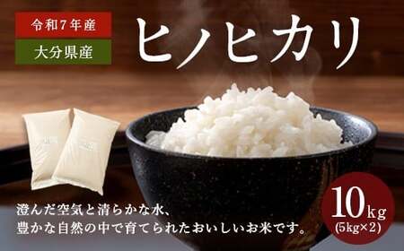 【令和7年産】大分県産ヒノヒカリ 10kg 5kg×2 【2025年11月上旬発送開始】
