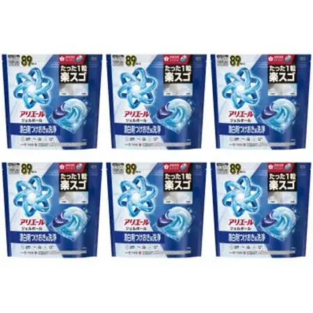 P＆G アリエールジェルボールプロ つめかえテラジャンボサイズ(89個入り)×6個【1669242】