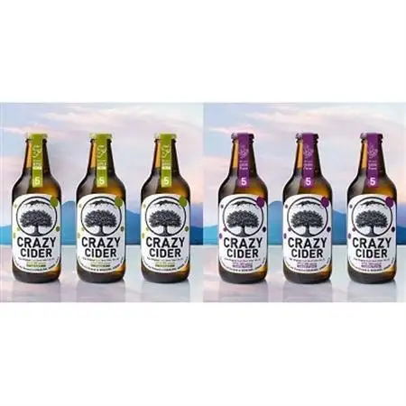 CRAZY CIDER(クレイジーサイダー)6本入り(SWEET3本・CASIS3本)【1668701】