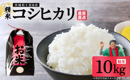 精米 10kg 令和7年産 コシヒカリ 茨城県 下妻市産