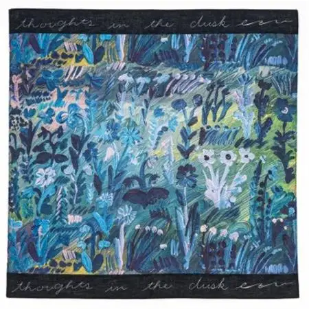 【ezu】handkerchief /no.001◆コットン100%◆大判◆おしゃれ◆手描き【1650044】