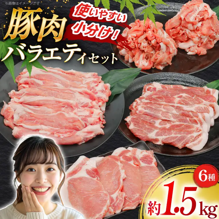 豚肉 バラエティ セット 計1.5kg ロース とんかつ用 豚こま 肩ロース スライス 切り落とし しゃぶしゃぶ [司フーズ・システム 兵庫県 三田市 3d28bdy500014] 