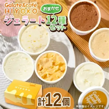 【兵庫県神河町発】ジェラート【おまかせ】詰め合わせ　90ml×12個【配送不可地域：離島】【1671497】