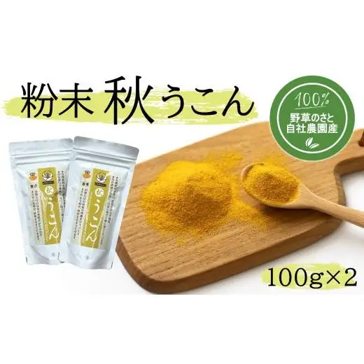 粉末秋うこん100ｇ×2袋