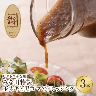 Y03-01 みな川特製 玉ネギと黒ゴマのドレッシング 