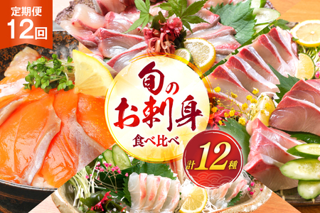 刺身 柵 旬のお刺身 12ケ月 定期便 刺身 [452061454]