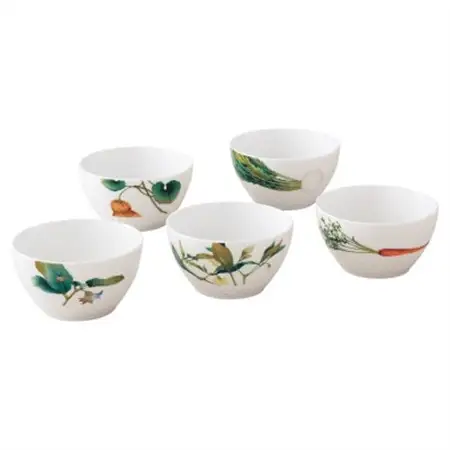 ノリタケ【京香旬彩】11cmボウルセット(絵変り5個)【1637977】