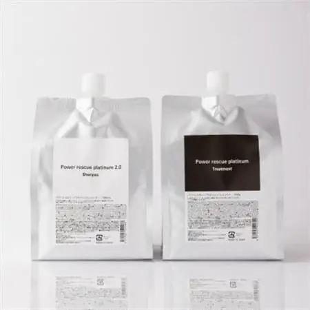 パワーレスキュープラチナム　詰め替え　シャンプー1000ml/トリートメント1000mlセット【1665851】