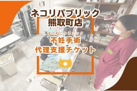 ほごねこクリニック不妊手術 代理支援チケット（047_5002）