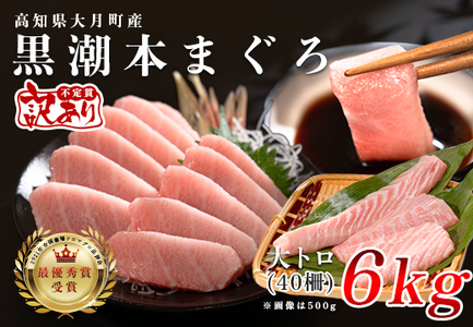 【訳アリ】 養殖本マグロ 大トロ 6kg 黒潮本まぐろ 大容量 不定貫 刺身 まぐろ 業務用 訳あり