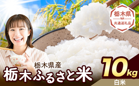 栃木ふるさと米 白米 10kg《7-14日以内に出荷予定(土日祝除く)》おこめ【栃木県共通返礼品】