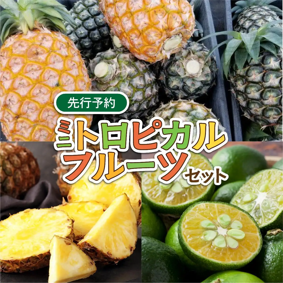 ミニトロピカルフルーツ セット パイン シークワーサー 