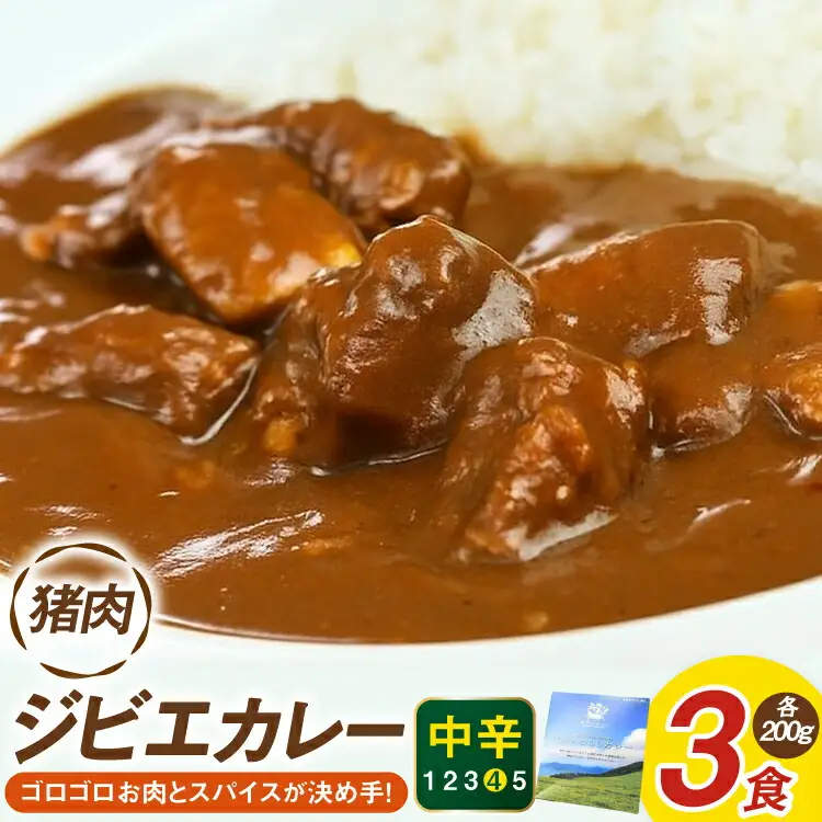 カレー スパイス 平戸 イノシシ カレー 3食 セット [平戸ファクトリー 長崎県 平戸市 hr42bgy400062]