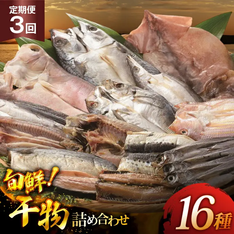 3回 定期便 魚 惣菜 平戸 干物 詰め合わせ 16種 [森崎水産 長崎県 平戸市 hr42bgy410214]
