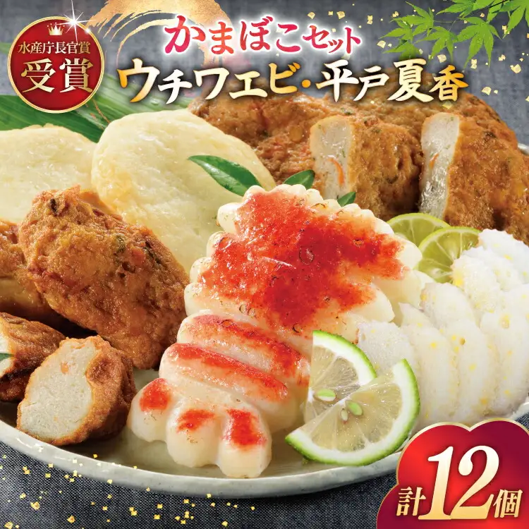 かまぼこ ウチワエビ 蒲鉾 2種 すり身揚げ 3種 詰め合わせ [宝亀かまぼこ店 長崎県 平戸市 hr42bgy420277]