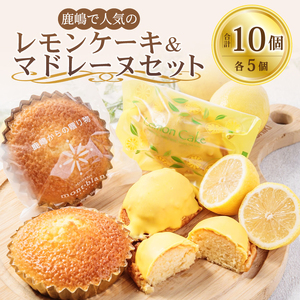 レモンケーキ ＆ マドレーヌ セット 計10個
