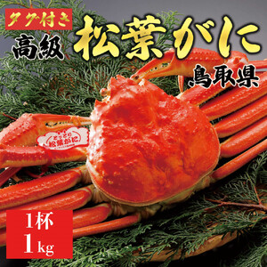 【2026年11月発送】特撰 松葉がに（茹）【ブランドタグ付き】1kg超の大きいサイズ 食べ応えあり 特大1杯