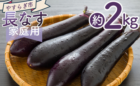 【2026年10月中旬以降発送】長なす 2ｋｇ 家庭用 yr-0071