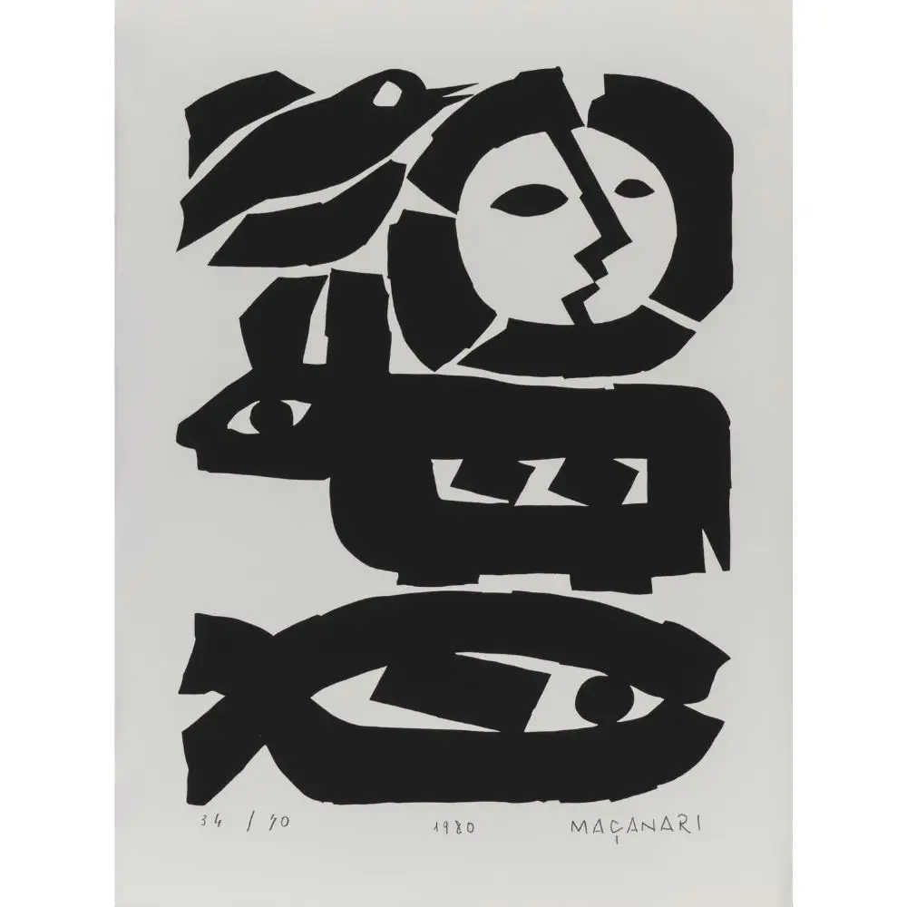 村井正誠【版画作品（エディションナンバー付）額装】無題 Untitled_0058-009-se7